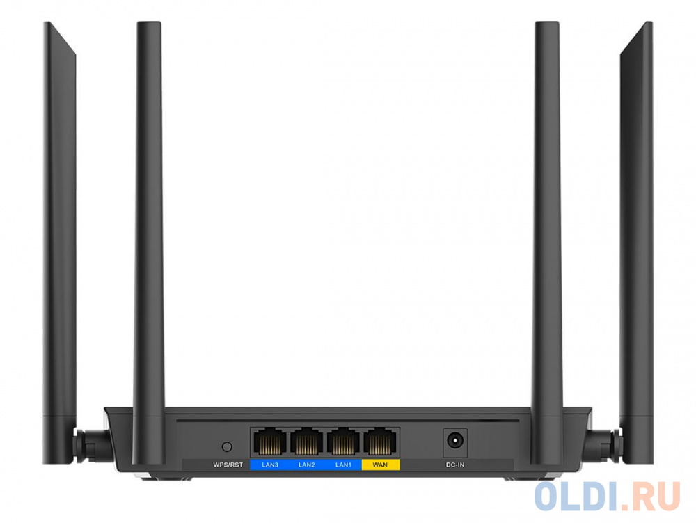 Беспроводной маршрутизатор D-Link DIR-820/RU/A1A 802.11aс 867Mbps 2.4 ГГц 5 ГГц 3xLAN LAN черный