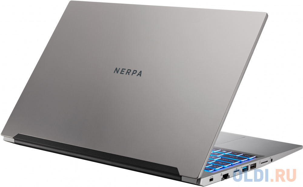 Nerpa Caspica A752-15 15.6"(1920x1080 (матовый) IPS)/AMD Ryzen 7 5825U(2Ghz)/8192Mb/512SSDGb/noDVD/BT/WiFi/49WHr/war 1y/1.75kg/Titanium Gray/Tita
