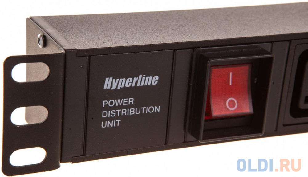 Блок розеток Hyperline SHE19-8IEC-S-IEC 8 розеток