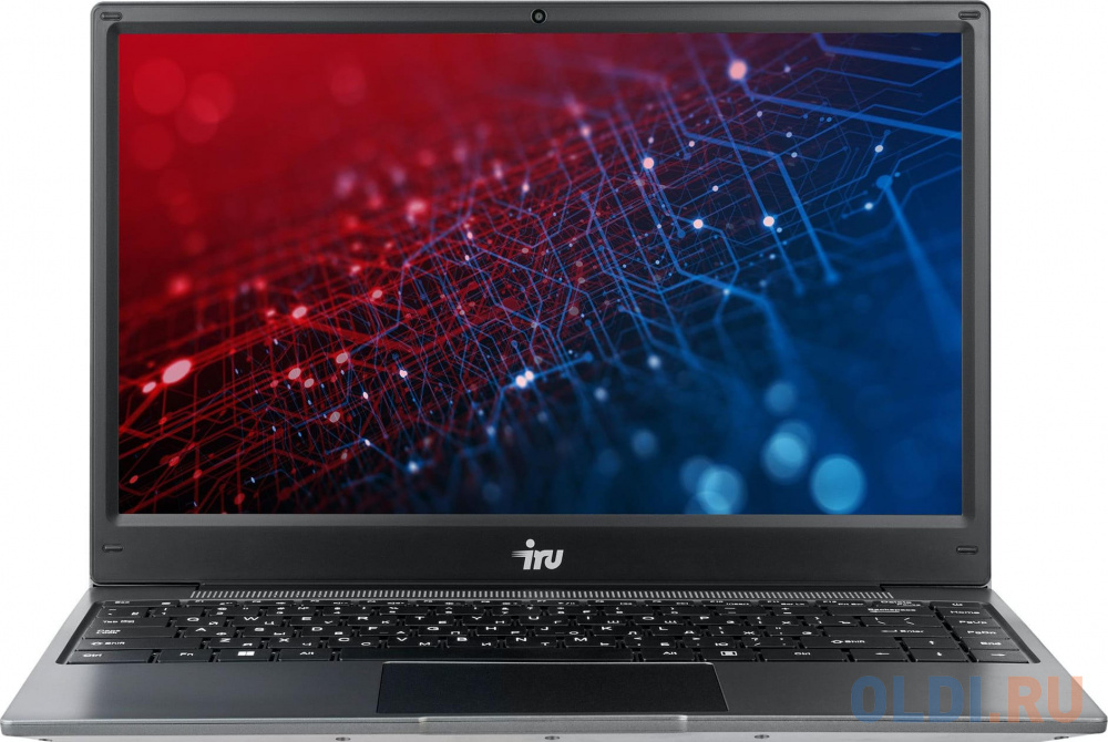 Ноутбук IRU 14TLHC Core i3 1115G4 8Gb SSD256Gb Intel UHD Graphics 14&quot; IPS FHD (1920x1080) Windows 11 Pro Professional Multi Language grey WiFi BT