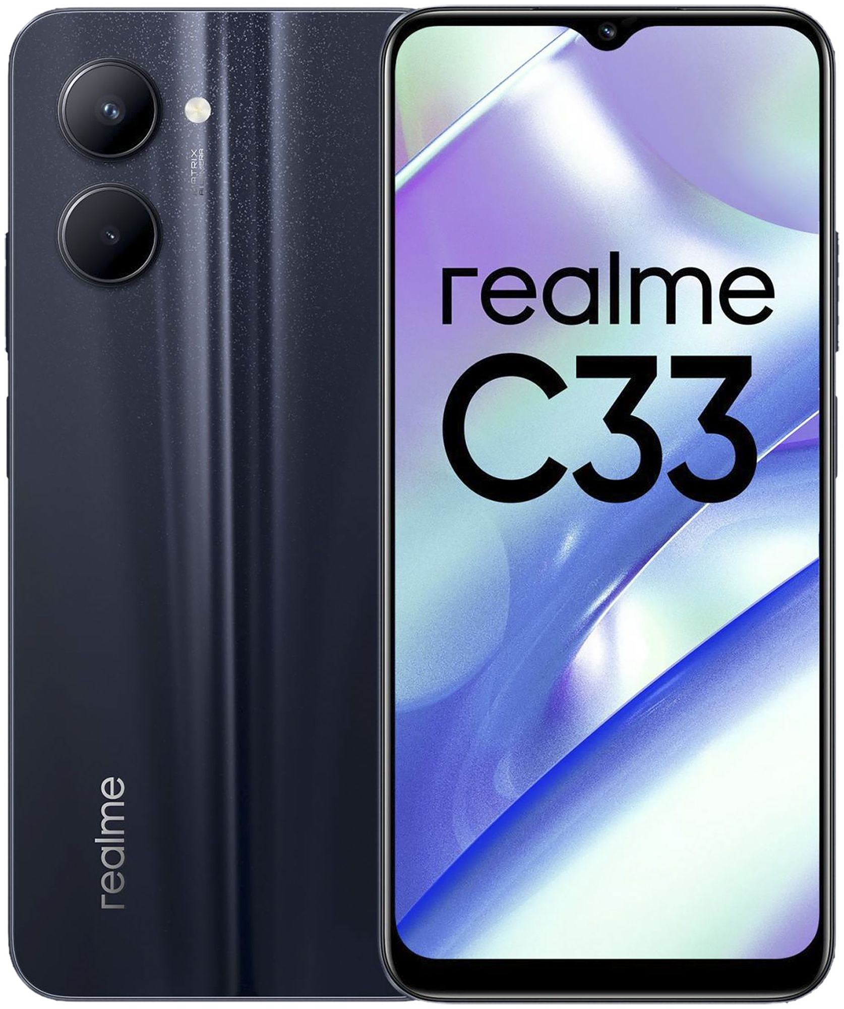 Смартфон Realme C33 3/32Gb Black в Москвe