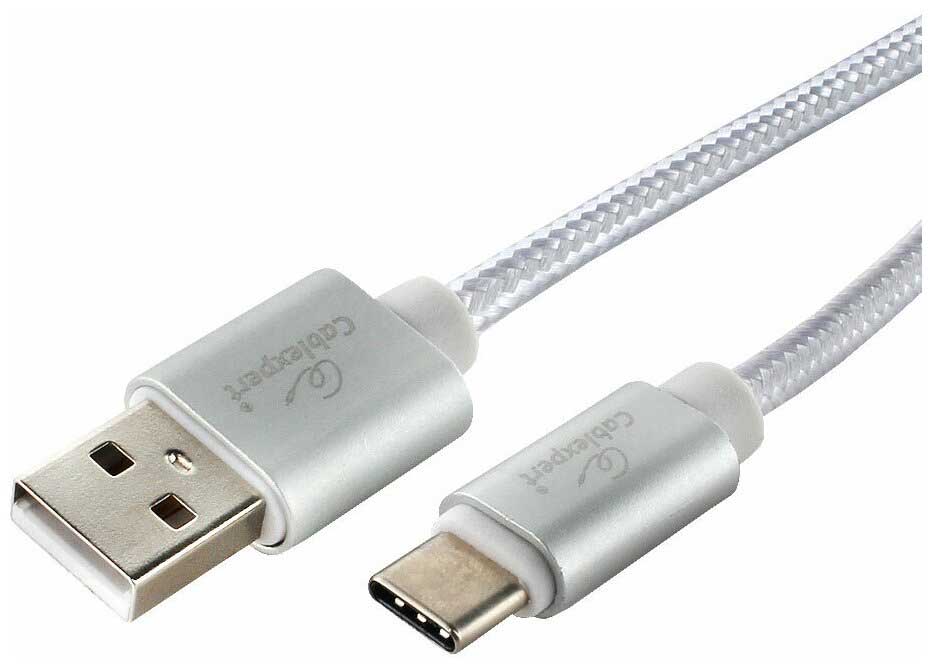 Адаптер Gembird Cablexpert Ultra USB 2.0 AM/Type-C 1.8m Silver CC-U-USBC02S-1.8M