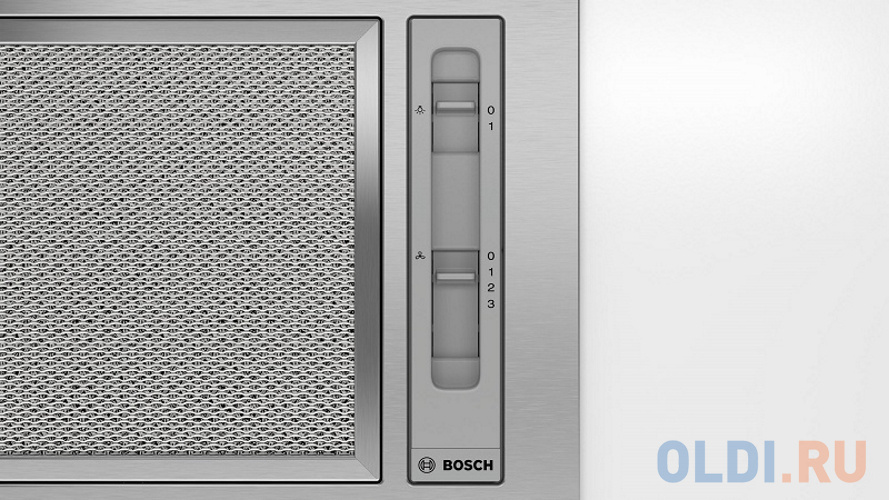 Вытяжка встраиваемая Bosch DLN53AA50 серебристый управление: ползунковое (1 мотор)