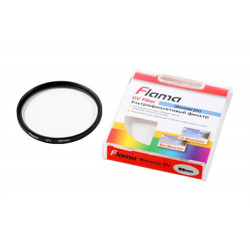 Фильтр Flama UV Filter 58 mm