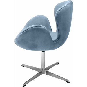 Кресло Bradex Swan Chair серый, искусственная замша (FR 0654) в Москвe