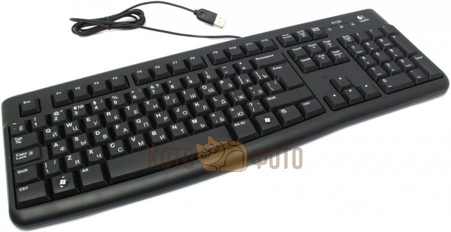 Клавиатура Logitech K120 EER черный в Москвe