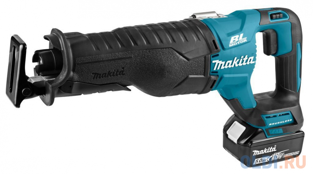 Makita DJR187RT Пила саб ак б\\щ,18В,2х5АчLi-ion,0-2300\\0-3000об\\м,ход-32мм,рез-255мм,3.4кг,чем,подсв