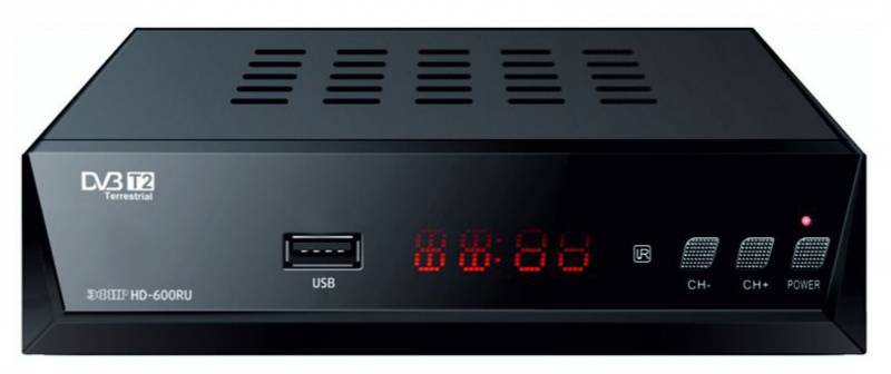 Ресивер DVB-T2 Сигнал Эфир HD-600RU (20200)