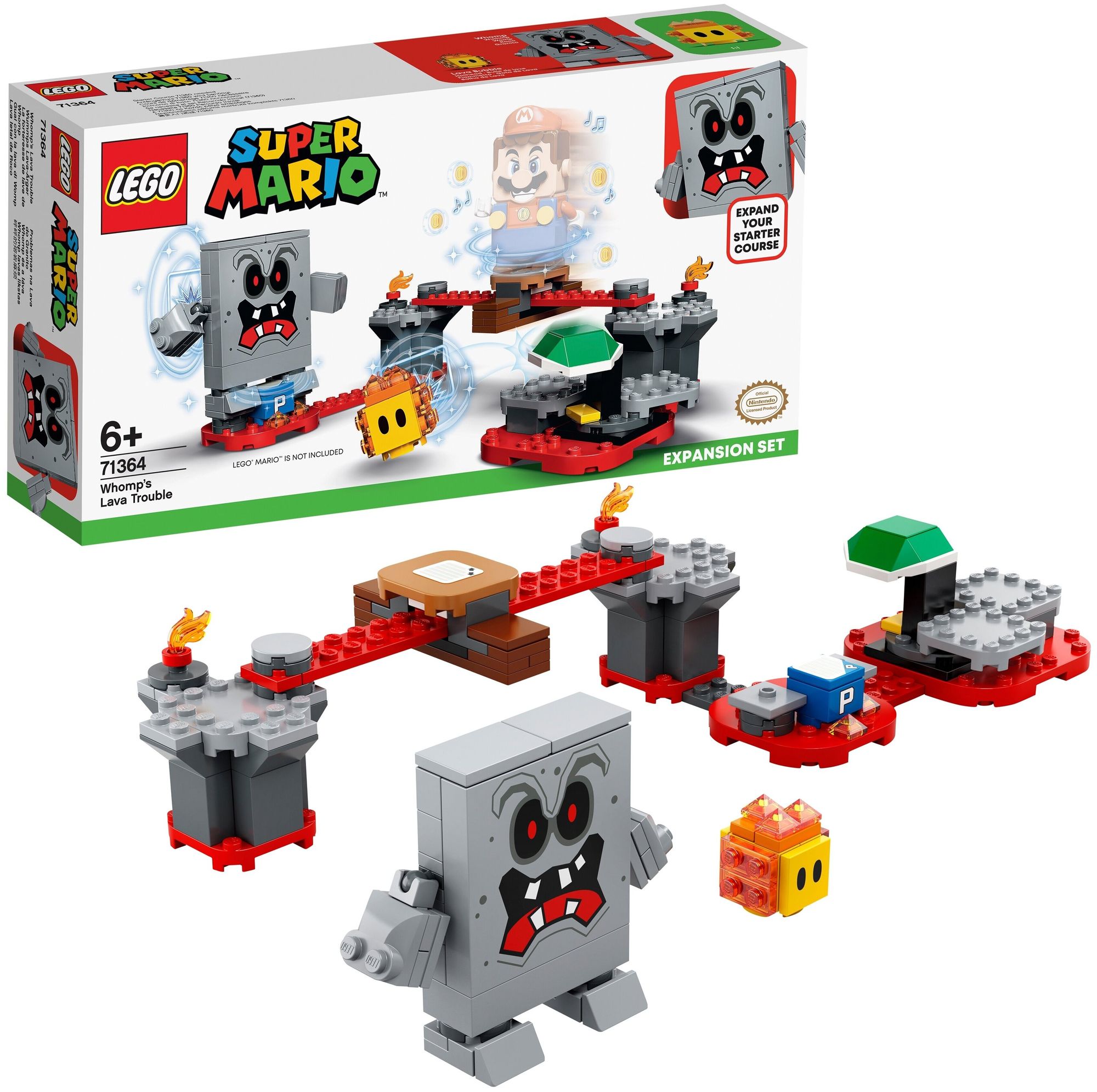 Конструктор LEGO 71364 Super Mario Whomps Lava Trouble Expansion Set