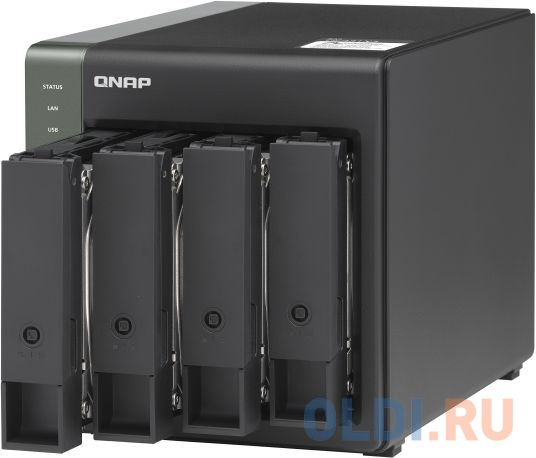 Сетевое хранилище NAS Qnap TS-431X3-4G 4-bay настольный Cortex-A15 AL-314