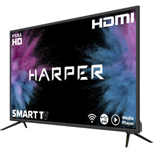 Телевизор HARPER 43F690TS (43'', FullHD, SmartTV, Android, WiFi, черный)