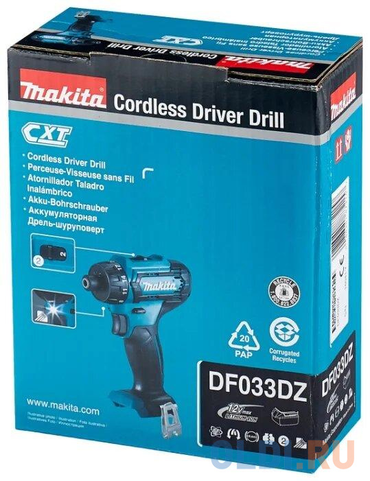 Дрель аккумуляторная Makita DF033DZ