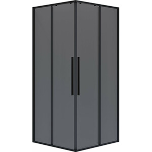 Душевой уголок Niagara Nova 90x90 тонированный, черный матовый (NG-2823-34BLACK)