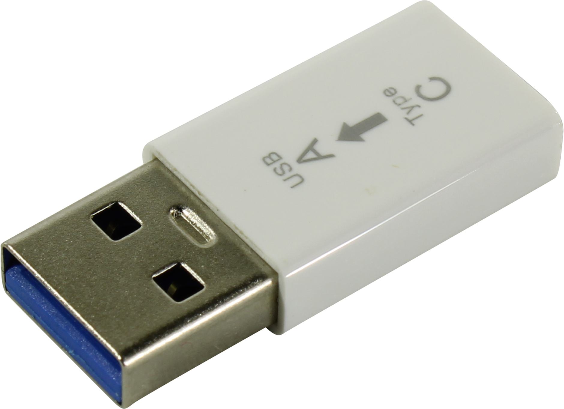 Переходник (адаптер) USB 3.1 Type-C(f)-USB 3.0(Am), белый KS-IS KS-379 (KS-379White)