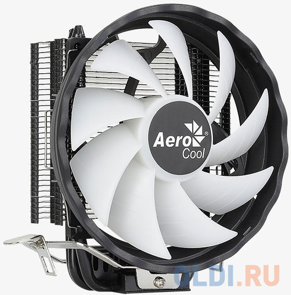 Устройство охлаждения(кулер) Aerocool Rave 3 ARGB PWM 4P Soc-AM5/AM4/1151/1200/1700 4-pin 18-27dB Al 125W 530gr LED Ret