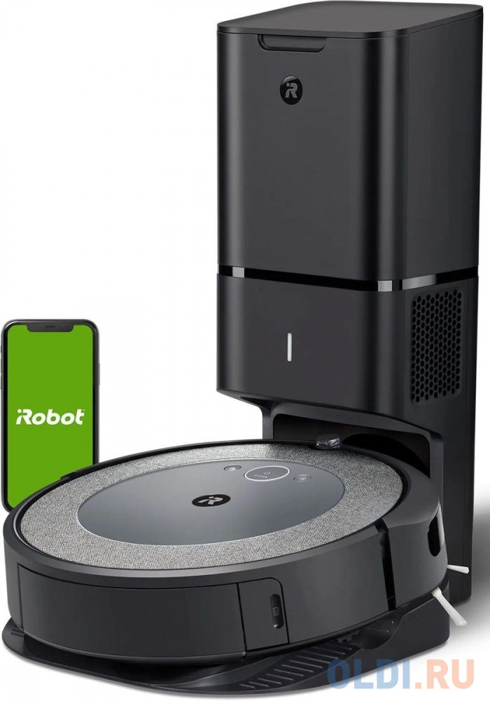 Робот-пылесос IROBOT Roomba i3+, серый/черный [i355840plus_rnd] в Москвe