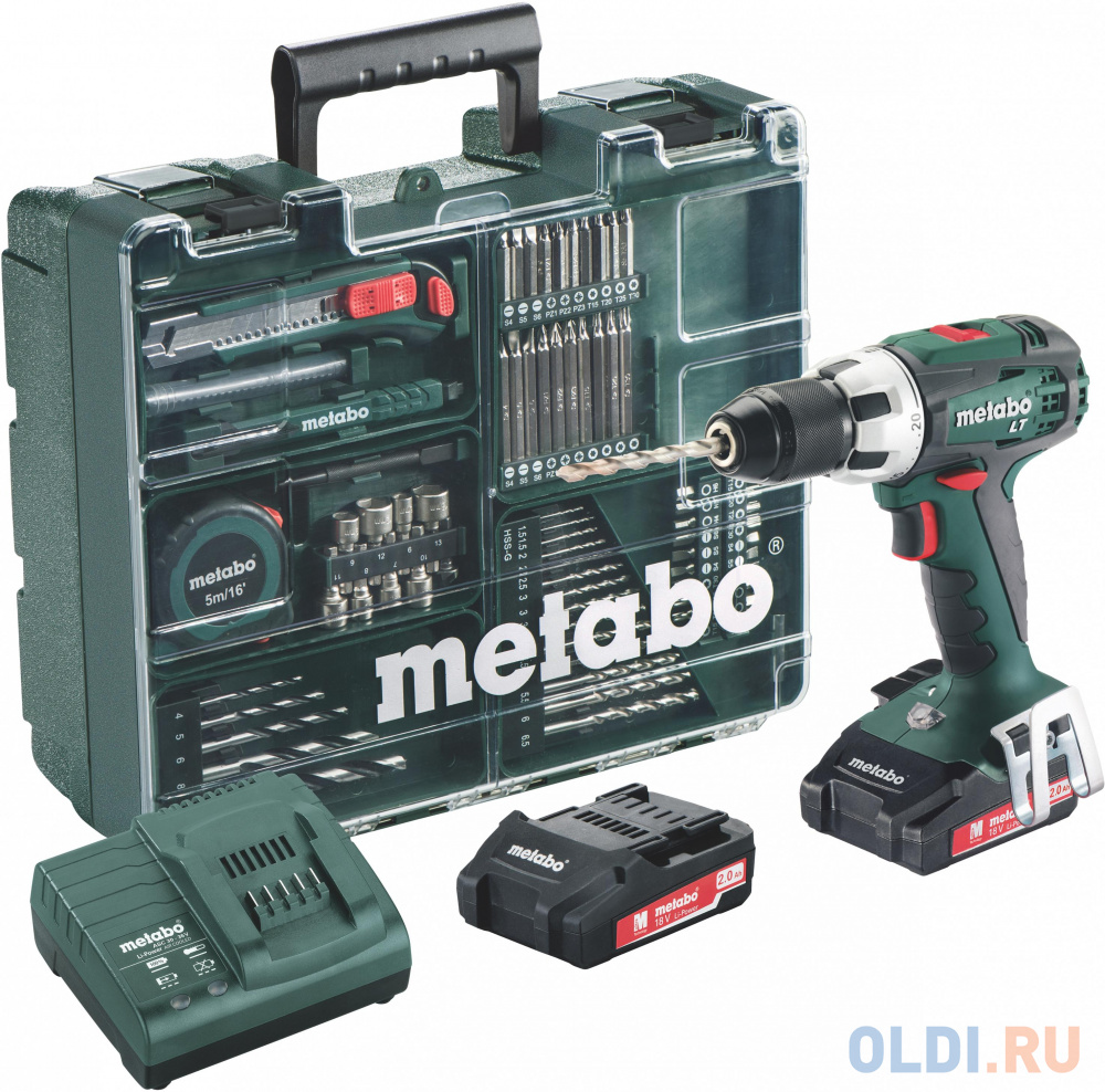 Аккумуляторная дрель-шуруповерт Metabo BS 18 LT Set 602102600 в Москвe