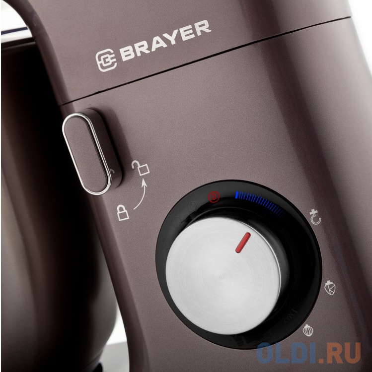 Миксер стационарный Brayer BR1501 1200 Вт коричневый