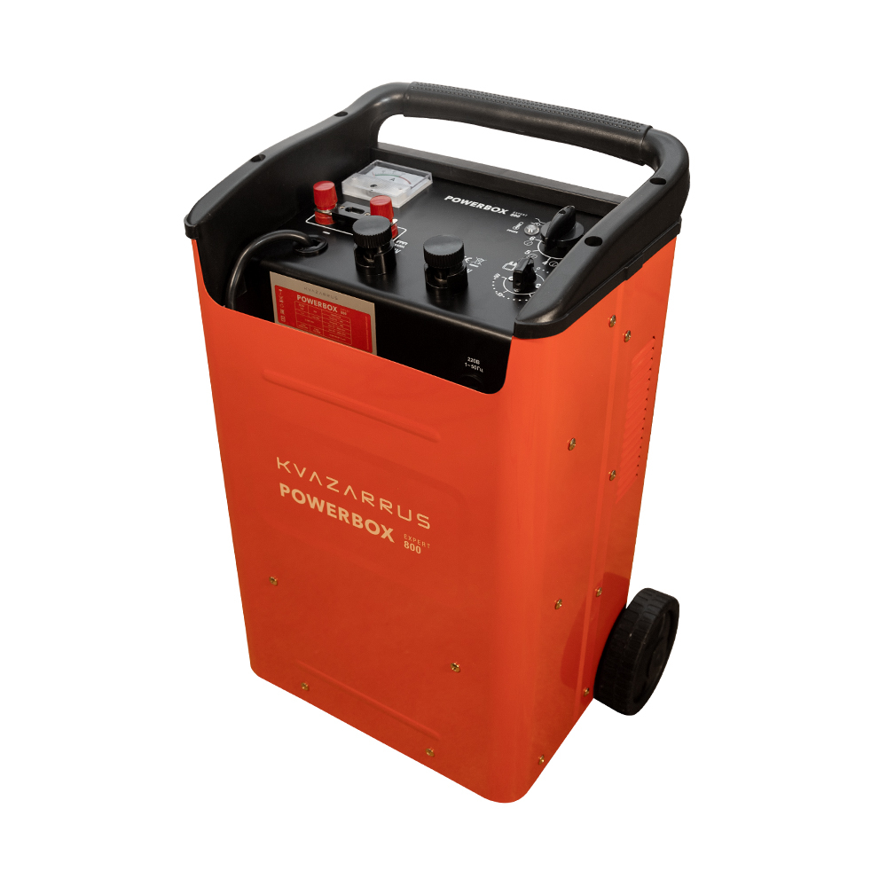 Пуско-зарядное устройство KVAZARRUS PowerBox 800, 800A, 800 А·ч, 100 А, черный/оранжевый (7216 )