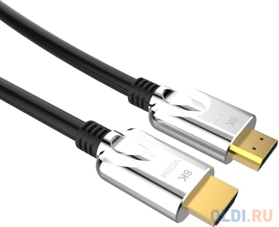 Кабель HDMI 2м VCOM Telecom CG862-2M круглый черный/серебристый в Москвe