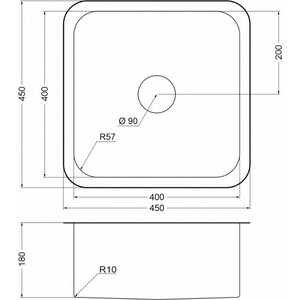 Кухонная мойка EMAR EMB-127A PVD Nano Coppery в Москвe