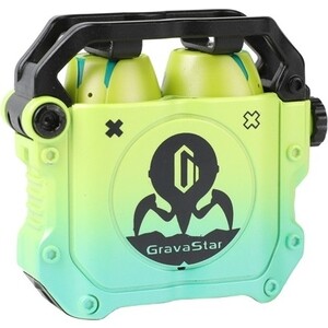 Наушники GravaStar Sirius Neon Green, TWS, динамические, зеленый в Москвe