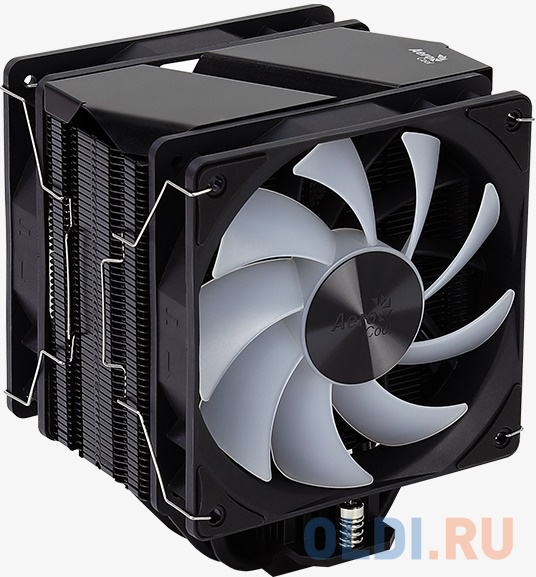 Cooler AeroCool Rime 4 Dual 250W / ARGB / PWM / Intel 115X/1200/1700/2011/2066 / AMD / Heat pipe 6mm в Москвe