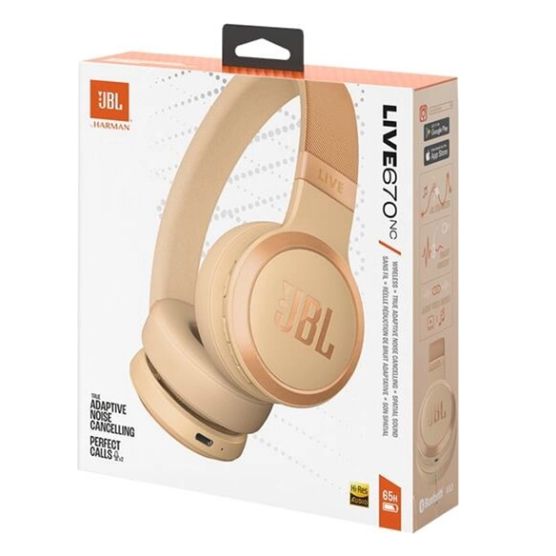 Наушники JBL Live 670NC Beige JBLLIVE670NCSAT