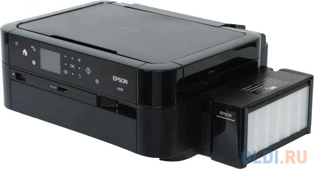 МФУ струйный Epson L850 black (A4, 6цв., принтер/сканер/копир, 5760х1440dpi, 37(38)ppm, СНПЧ, USB) (C11CE31404) в Москвe