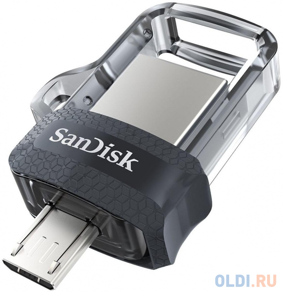 Флешка USB 256Gb Sandisk Ultra Android Dual Drive OTG SDDD3-256G-G46 черный в Москвe