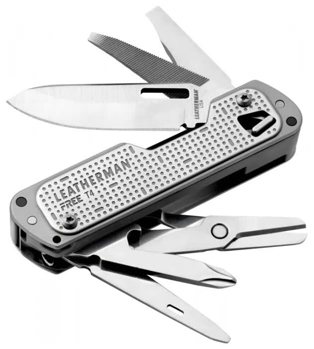 Мультитул Leatherman Free T4 (832686), 12 функций