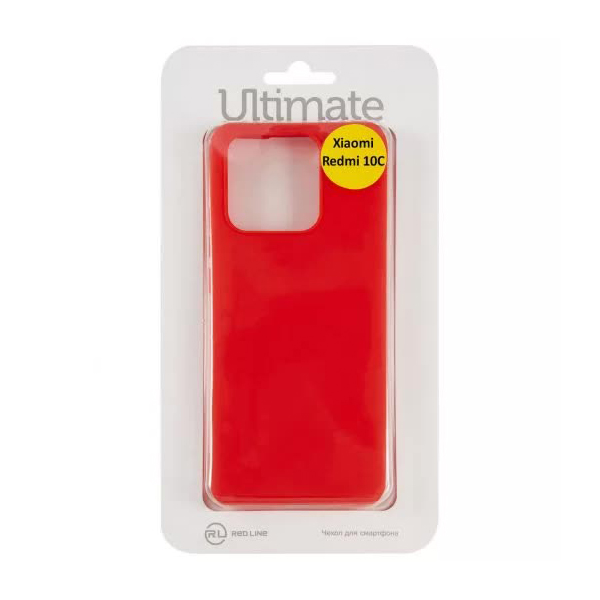 Чехол защитный Red Line Ultimate для Xiaomi Redmi 10C, красный