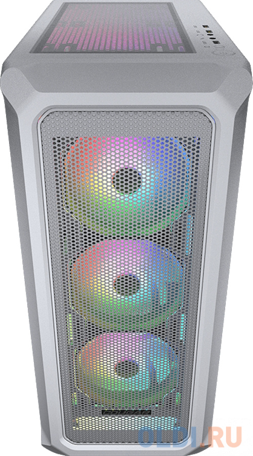 Cougar Archon 2 Mesh RGB White, 3х120мм ARGB Fan, ARGB Fan Hub, без БП, белый, ATX