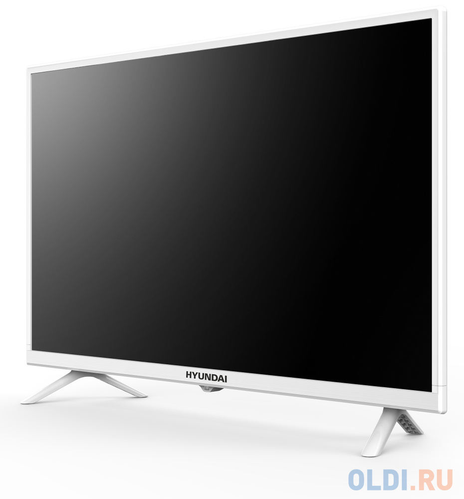 Телевизор LED Hyundai 32" H-LED32BS5102 Салют ТВ Slim Design белый/белый HD 60Hz DVB-T DVB-T2 DVB-C DVB-S DVB-S2 USB WiFi Smart TV