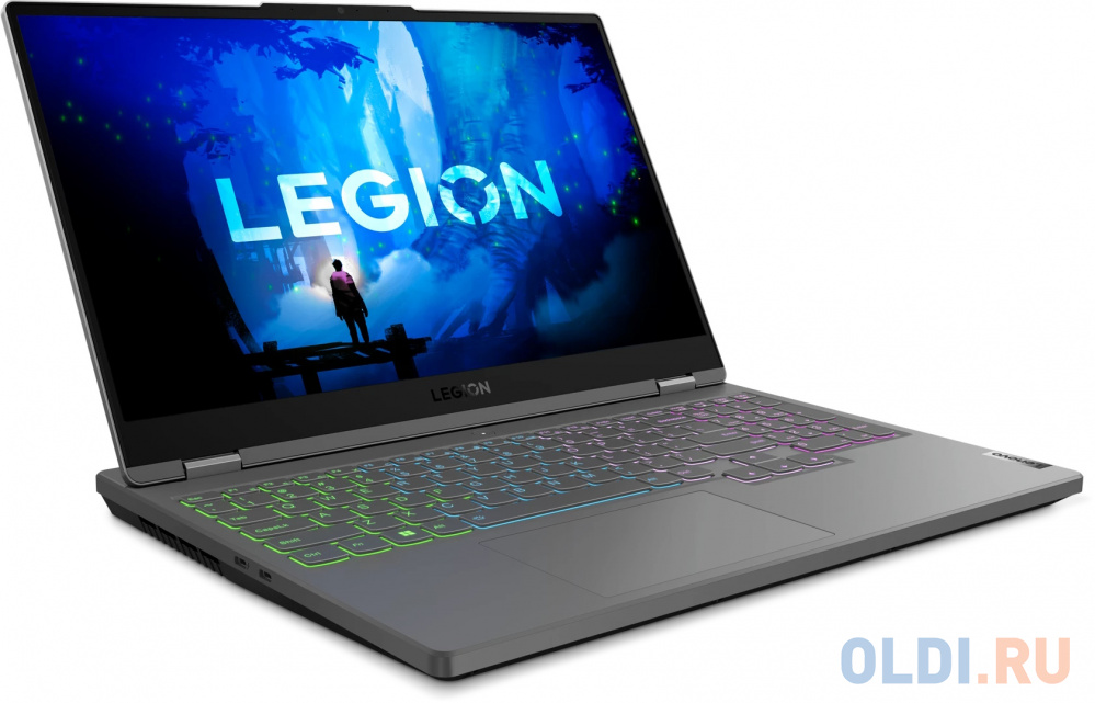 Ноутбук Lenovo Legion 5 15IAH7H Core i5 12500H 16Gb SSD512Gb NVIDIA GeForce RTX 3050 4Gb 15.6" IPS FHD (1920x1080) noOS grey WiFi BT Cam (82RC000