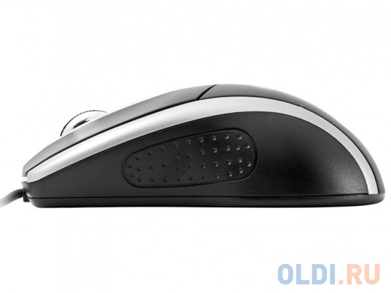 Мышь CBR CM-101 Black, оптика, 1200dpi, офисн., провод 1.28 м., USB