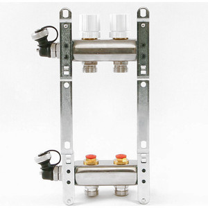 Коллекторная группа Uni-Fitt 1''х3/4'' 2 выходов с регулировочными и термостатическими вентилями (451I4302)