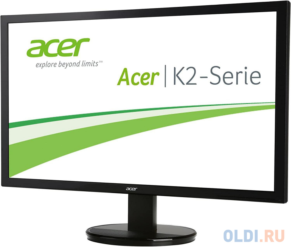 19.5" ACER  K202HQLAb , TN, 1366x768,  5 ms  90°/65°, 200nits, VGA, 600:1, VESA 100x100, Glossy Black