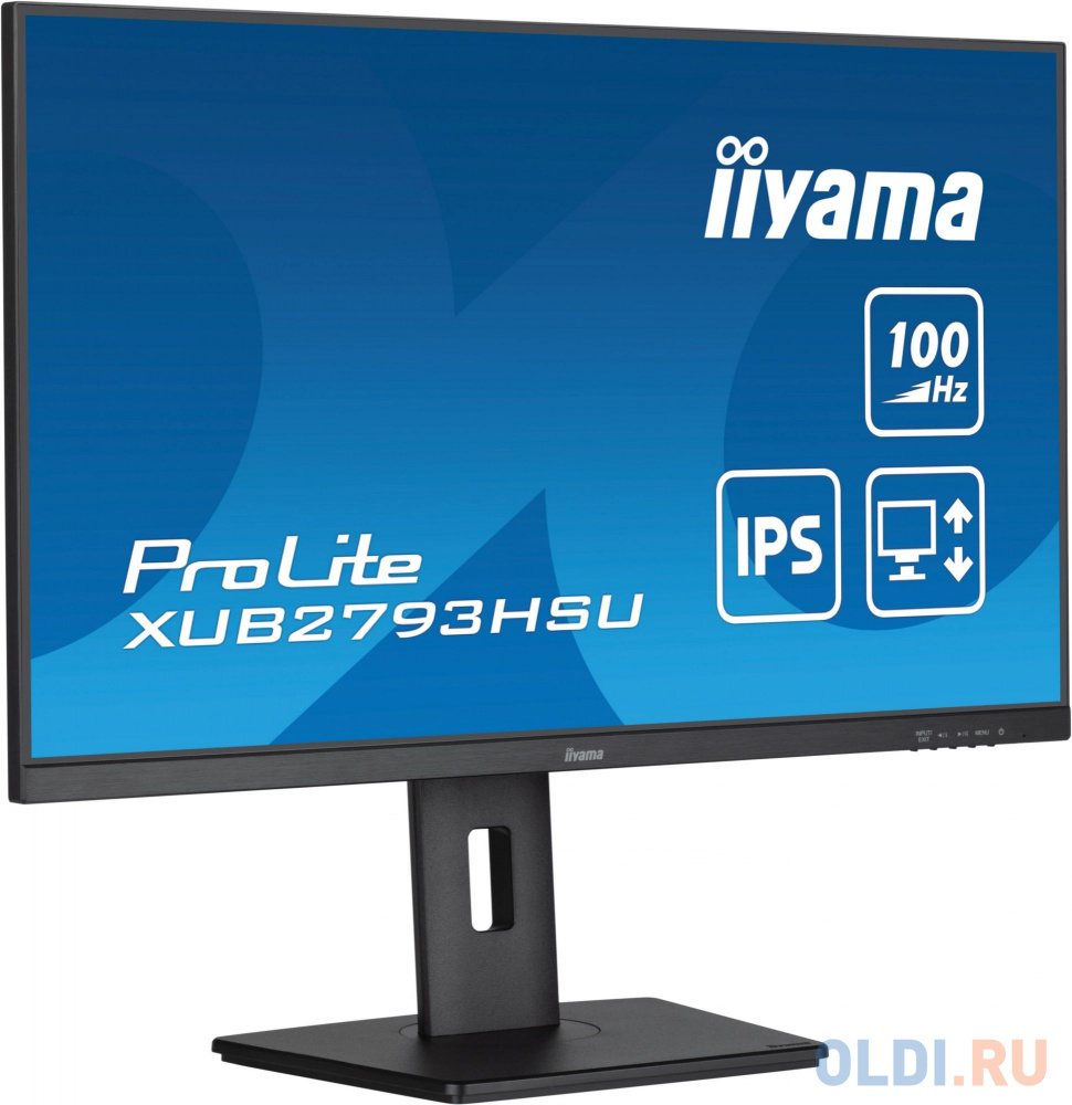 LCD Iiyama 27" XUB2793HSU-B6 {IPS 1920x1080 110Hz 1ms 300cd HDMI DisplayPort USB M/M HAS Pivot}