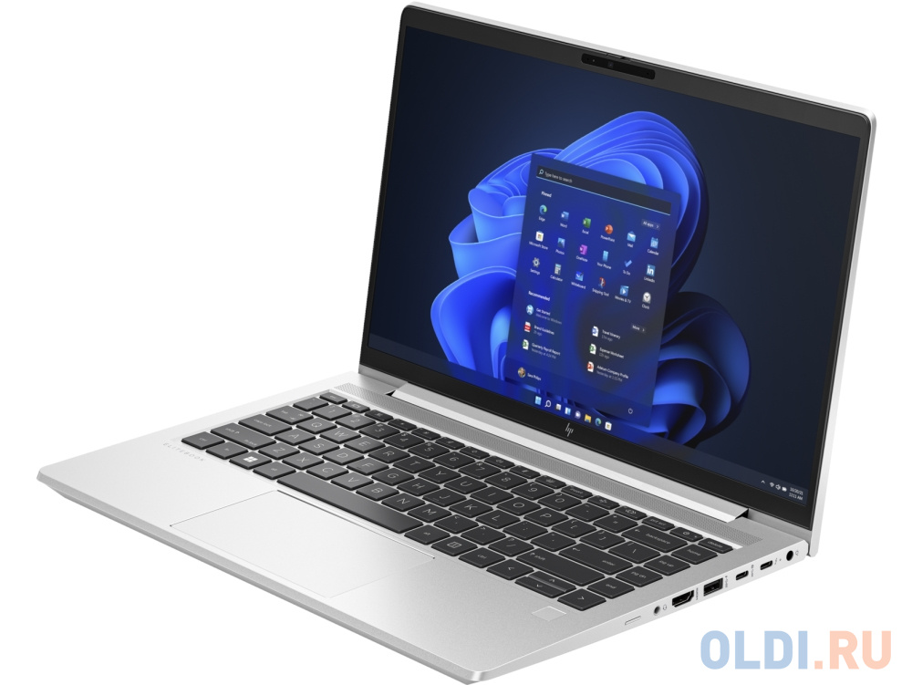 Ноутбук HP EliteBook 14" 1920x1080/Intel Core i5-1335U/RAM 16Гб/SSD 512Гб серебристый 2 кг 8A600EA