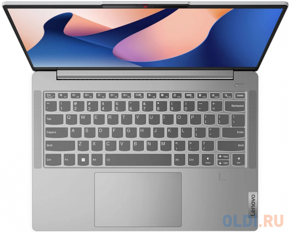 Ноутбук Lenovo IdeaPad Slim 5 14IRL8 Core i5 13420H 8Gb SSD512Gb Intel UHD Graphics 14" IPS WUXGA (1920x1200) noOS grey WiFi BT Cam (82XD0024RK)