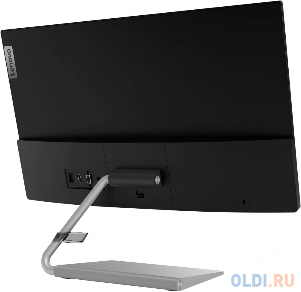 Монитор Lenovo 23.8" Q24i-1L темно-серый IPS LED 4ms 16:9 HDMI M/M 250cd 178гр/178гр 1920x1080 D-Sub FHD 4.5кг