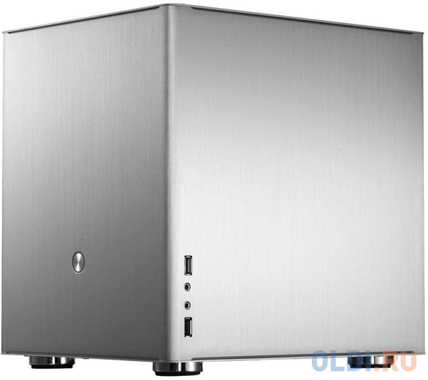 Корпус microATX Jonsbo V4 Без БП серебристый в Москвe