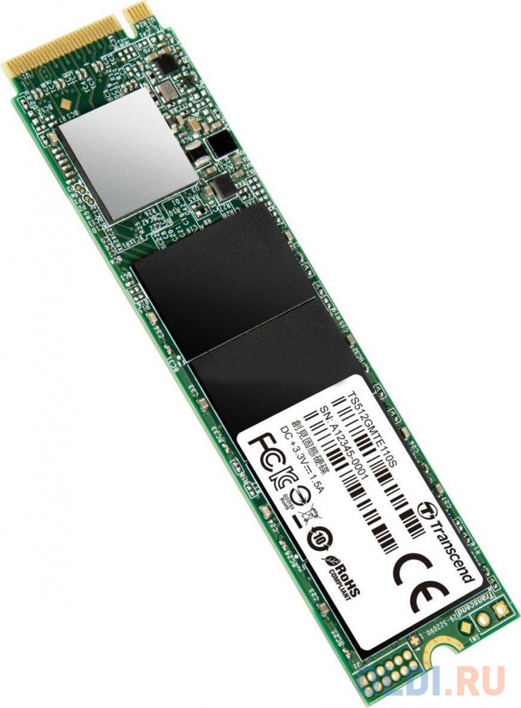 SSD накопитель Transcend MTE110S 512 Gb PCI-E 3.0 x4