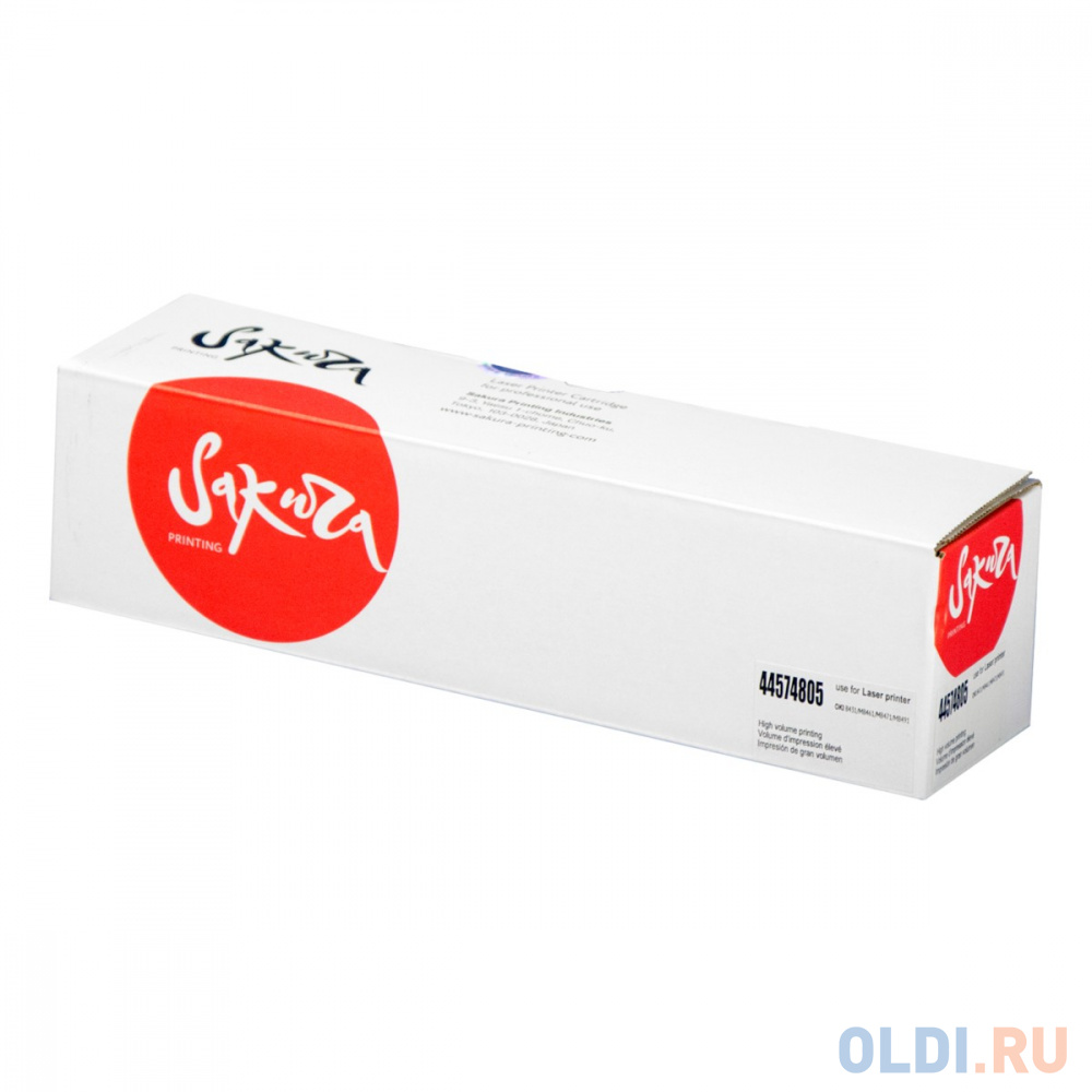 Картридж Sakura 44574805 для OKI B431/MB461/MB471/MB491, черный, 7000 к.