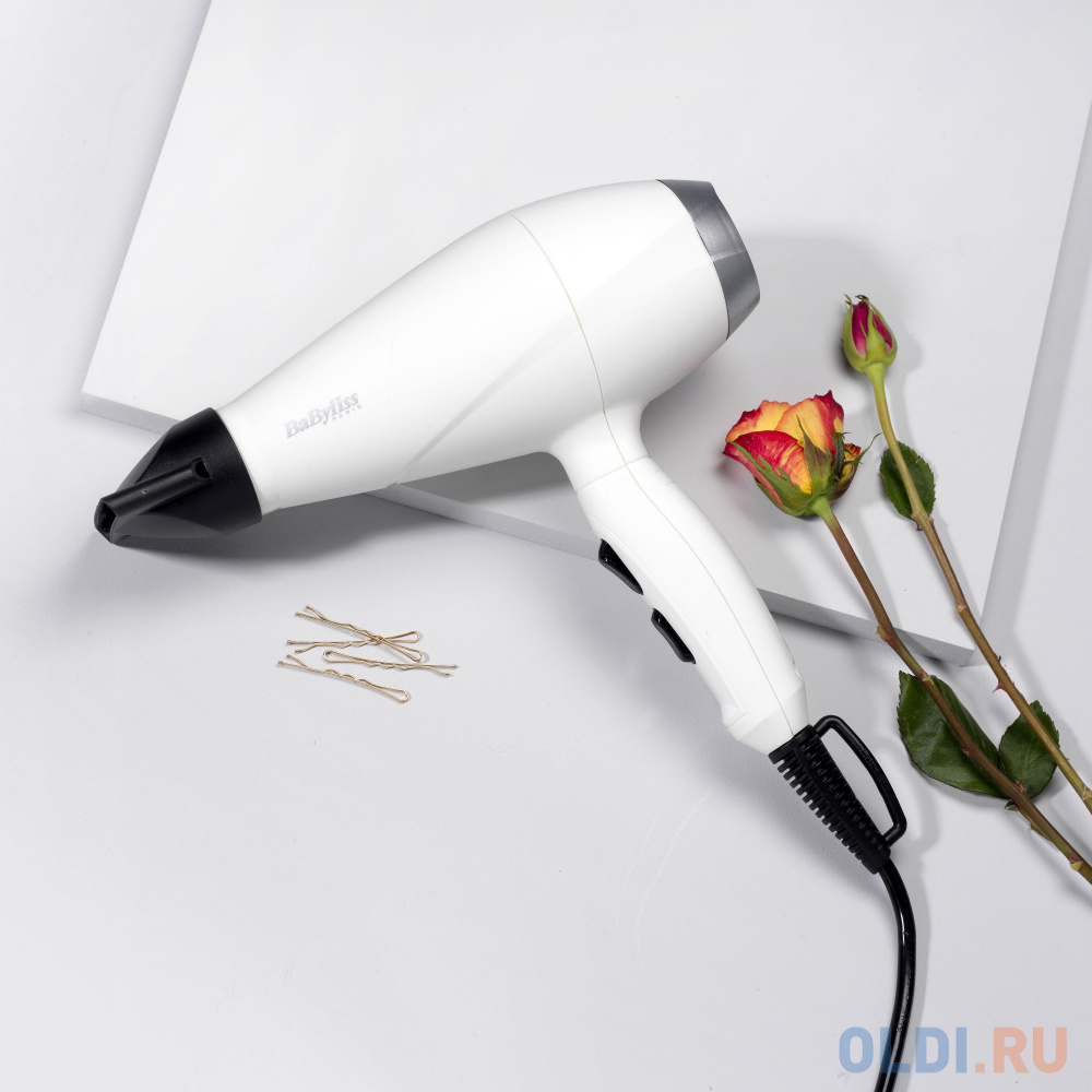 Фен Babyliss 6704WE 2000Вт белый/серебристый в Москвe