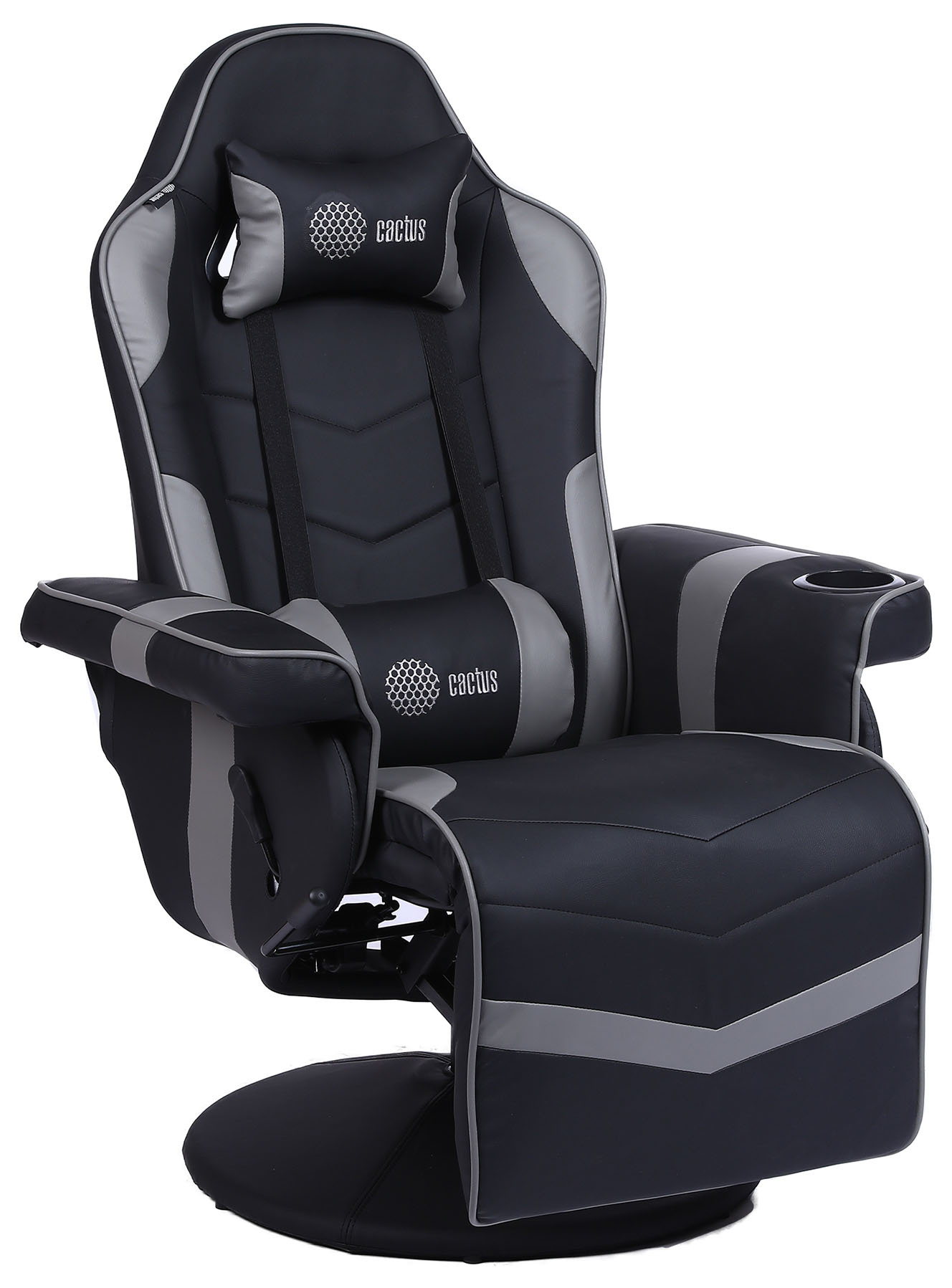 Кресло компьютерное Cactus CS-CHR-GS200BLG черный/серый