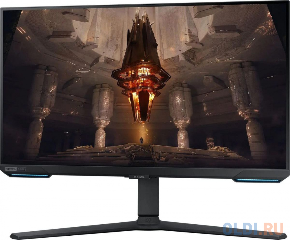 Монитор Samsung 28" Odyssey G7 S28BG700EI черный IPS LED 16:9 HDMI M/M полуматовая HAS Piv 300cd 178гр/178гр 3840x2160 144Hz FreeSync Premium Pro