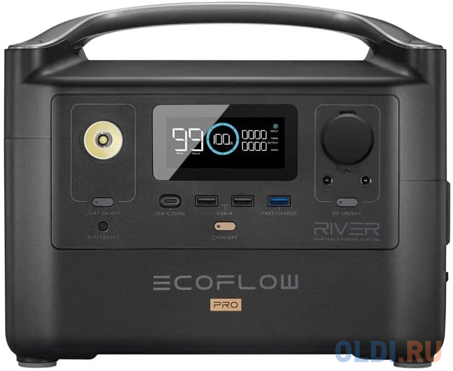 Портативная зарядная станция EcoFlow RIVER Pro (EF4 Pro) 720Втч