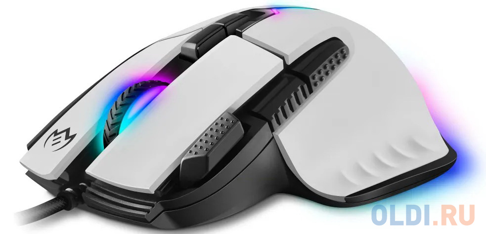 Игровая мышь SVEN RX-G990 чёрная (USB, 9 кнопок, 12400 dpi, SoftTouch, RGB-подсветка)